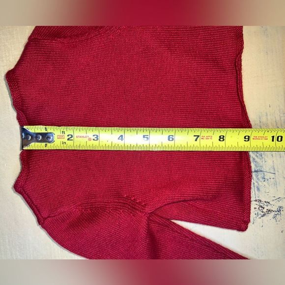 Chloé Red Button Down Cardigan - Picture 8 of 10